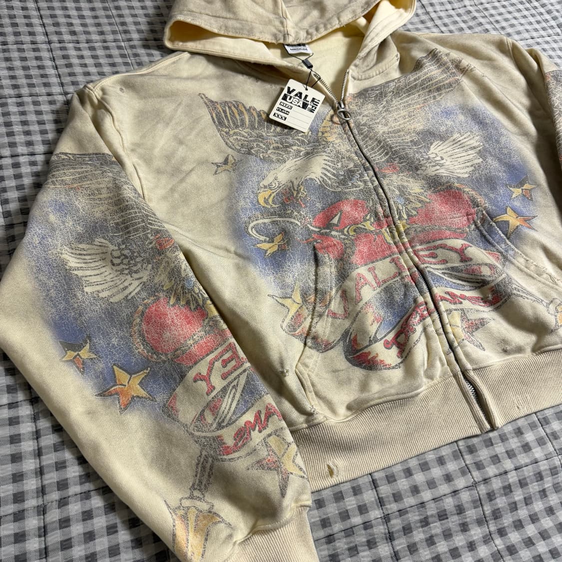 (M) vale forever 노스탤지어 후드 집업 셋업 상품이미지5