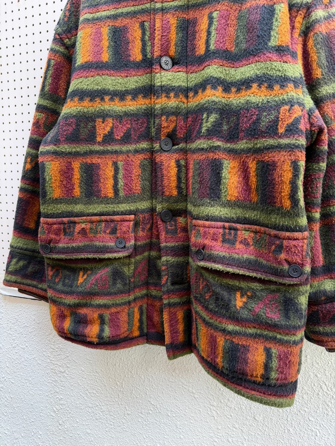 1990s MISSONI SPORT AZTEC WOOL 미쏘니스포츠자켓 상품이미지7