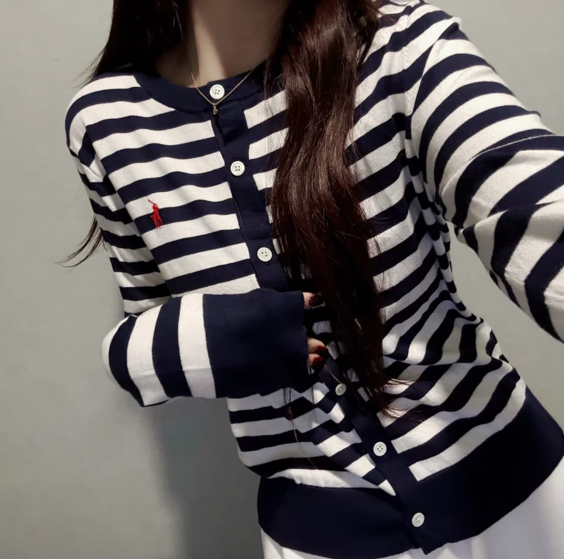 아디다스 카키블랙 투웨이 돕바 집업  + 폴로 코튼 가디건 합배결제창 상품이미지2