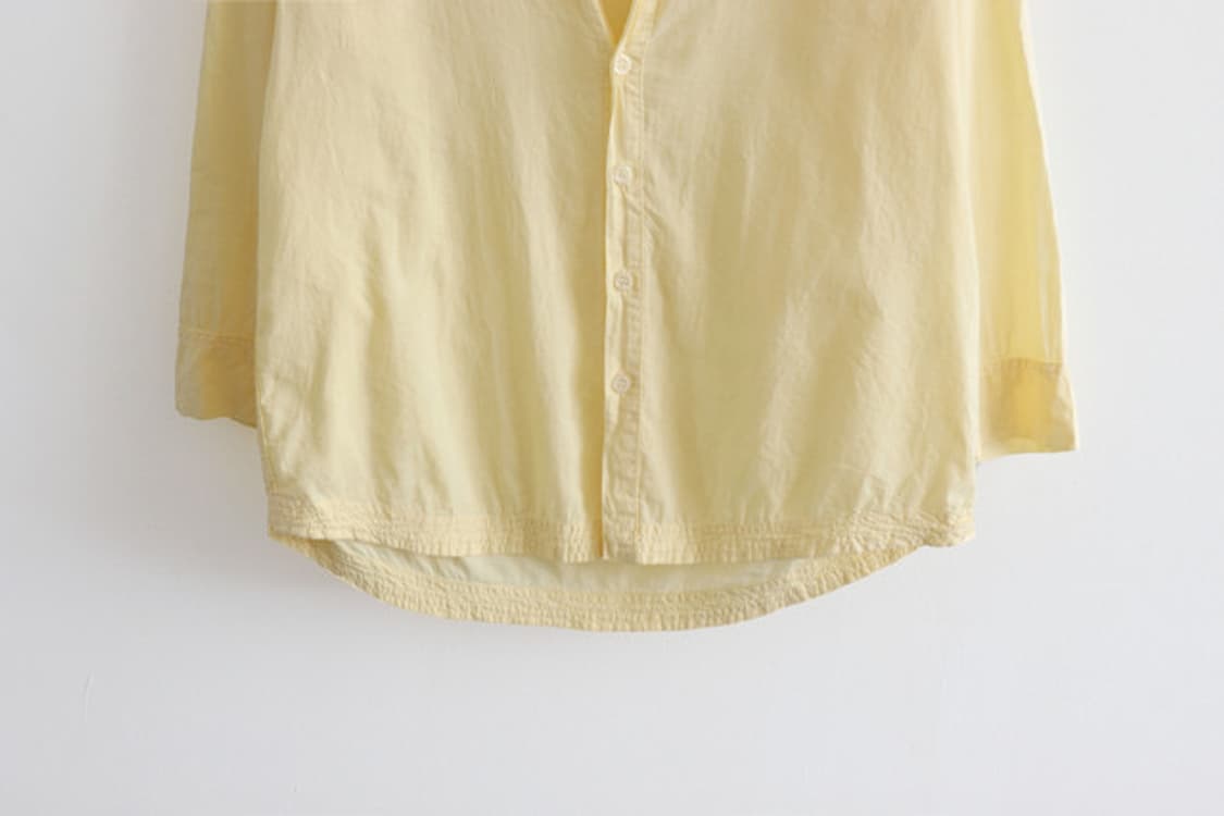 NATURAL LAUNDRY yellow shirt 상품이미지4