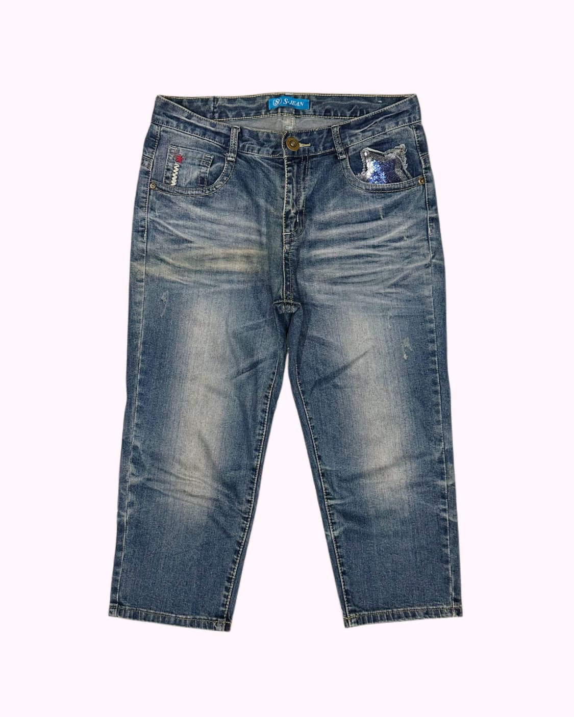 kitsch star spangle capri jean 상품이미지2