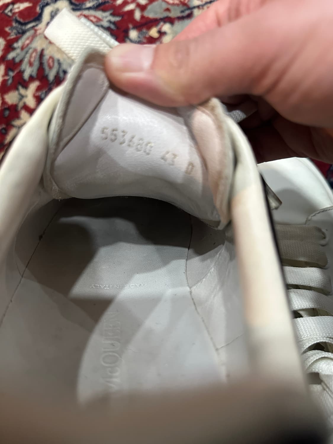 알렉산더맥퀸 오버솔 280사이즈 상품이미지8