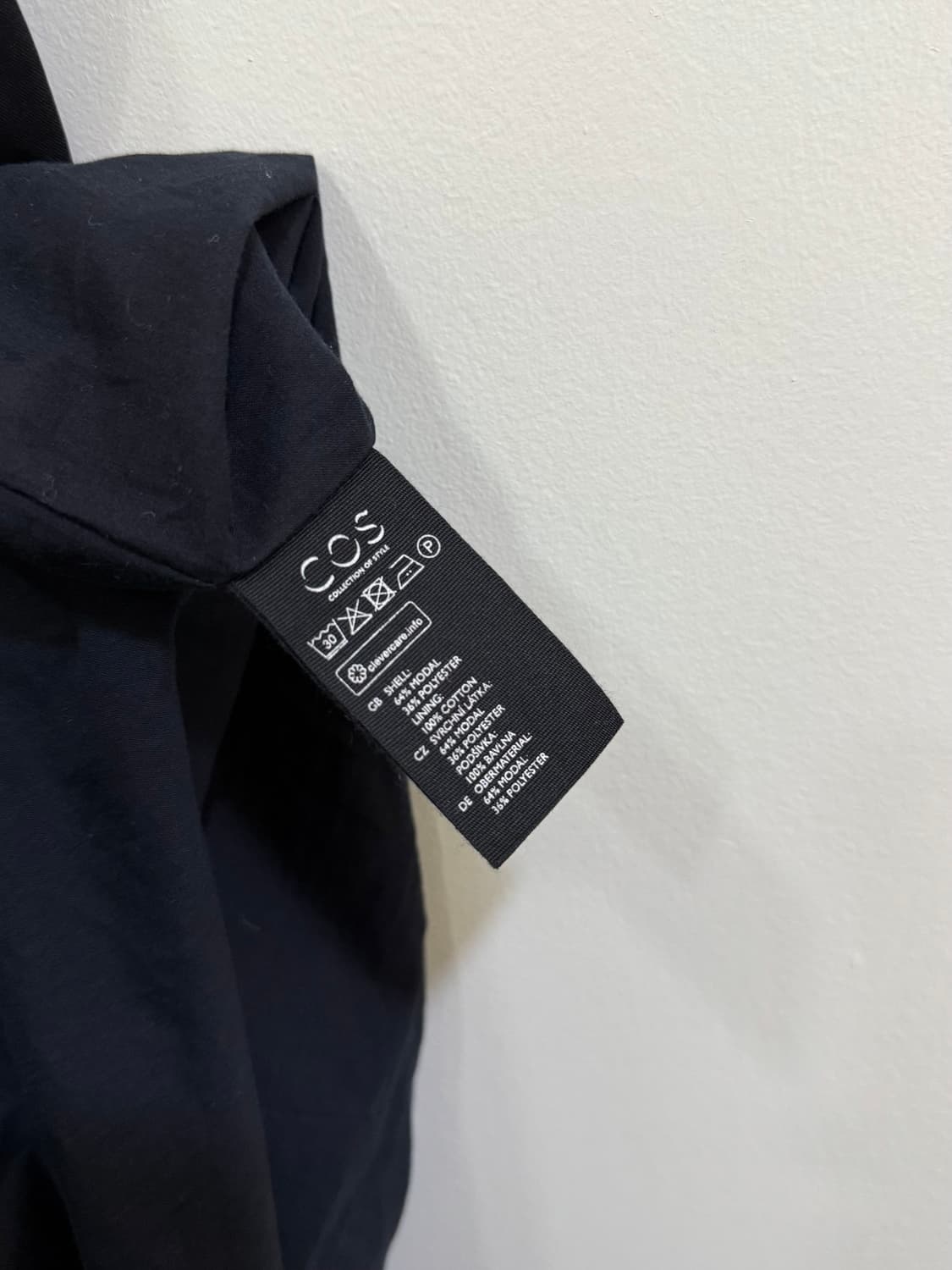 코스 cos 블랙 원피스 정품 상품이미지5