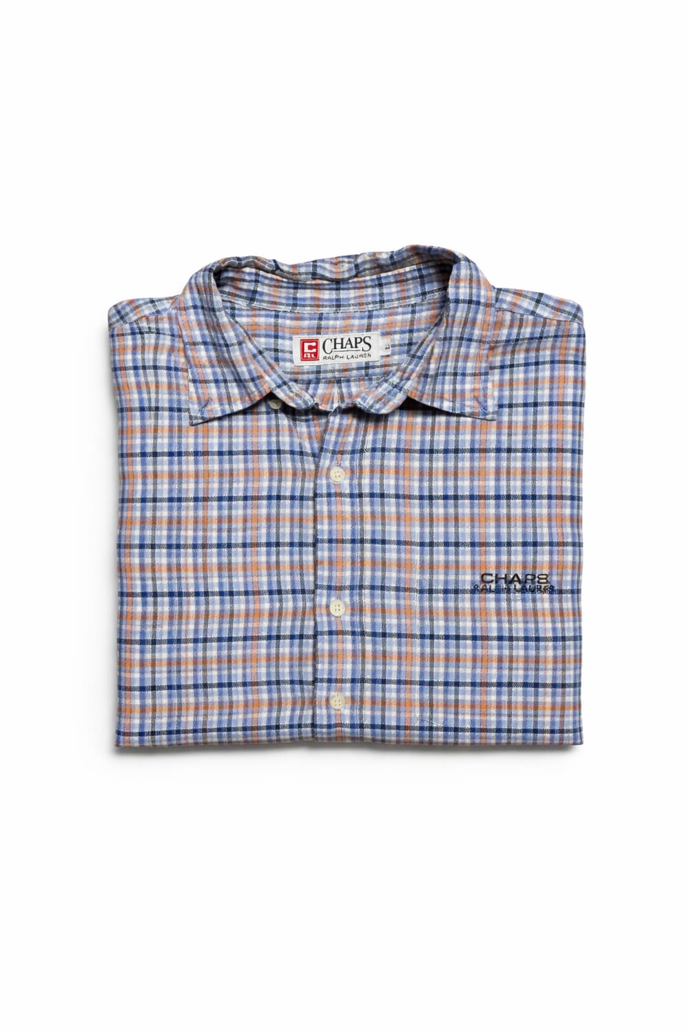 JPN 90s 일본 빈티지 클래식 챕스 랄프로렌 오버핏 체크 셔츠 L 상품이미지4