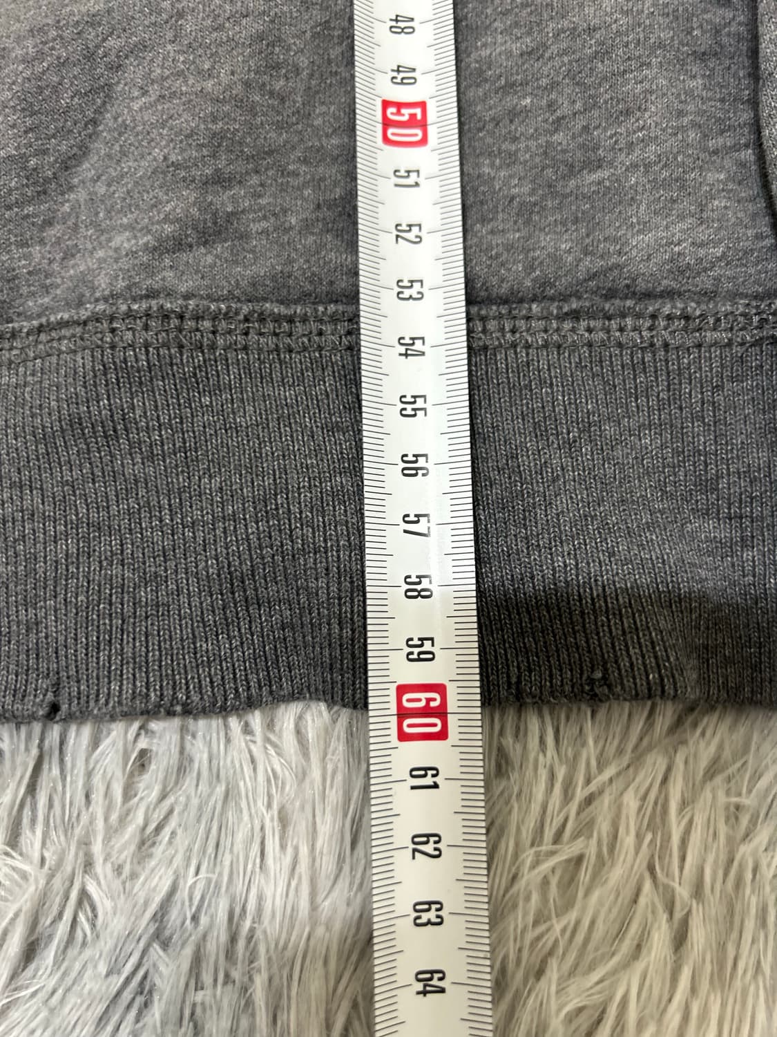 아베크롬비 y2k 그레이 기모 맨투맨(s) 상품이미지5