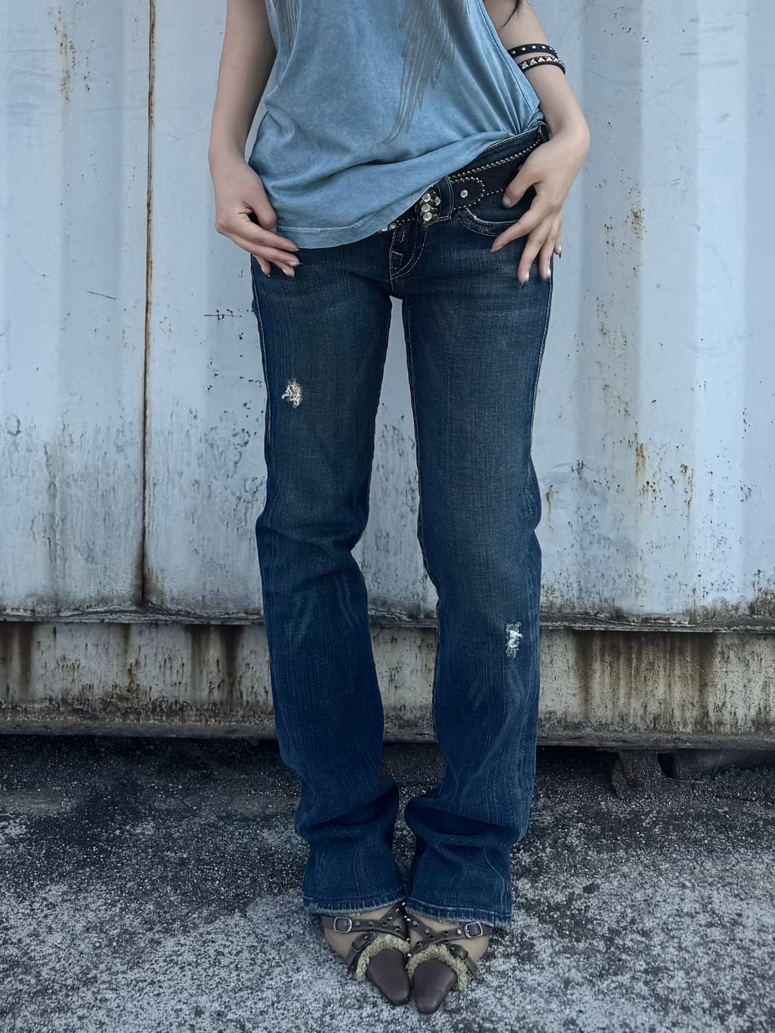 True religion semi bootscut pants 상품이미지2