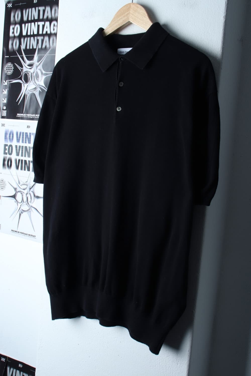 (XL-2XL) 스테디 에브리웨어 반팔 카라 티셔츠 니트-7B78 상품이미지1