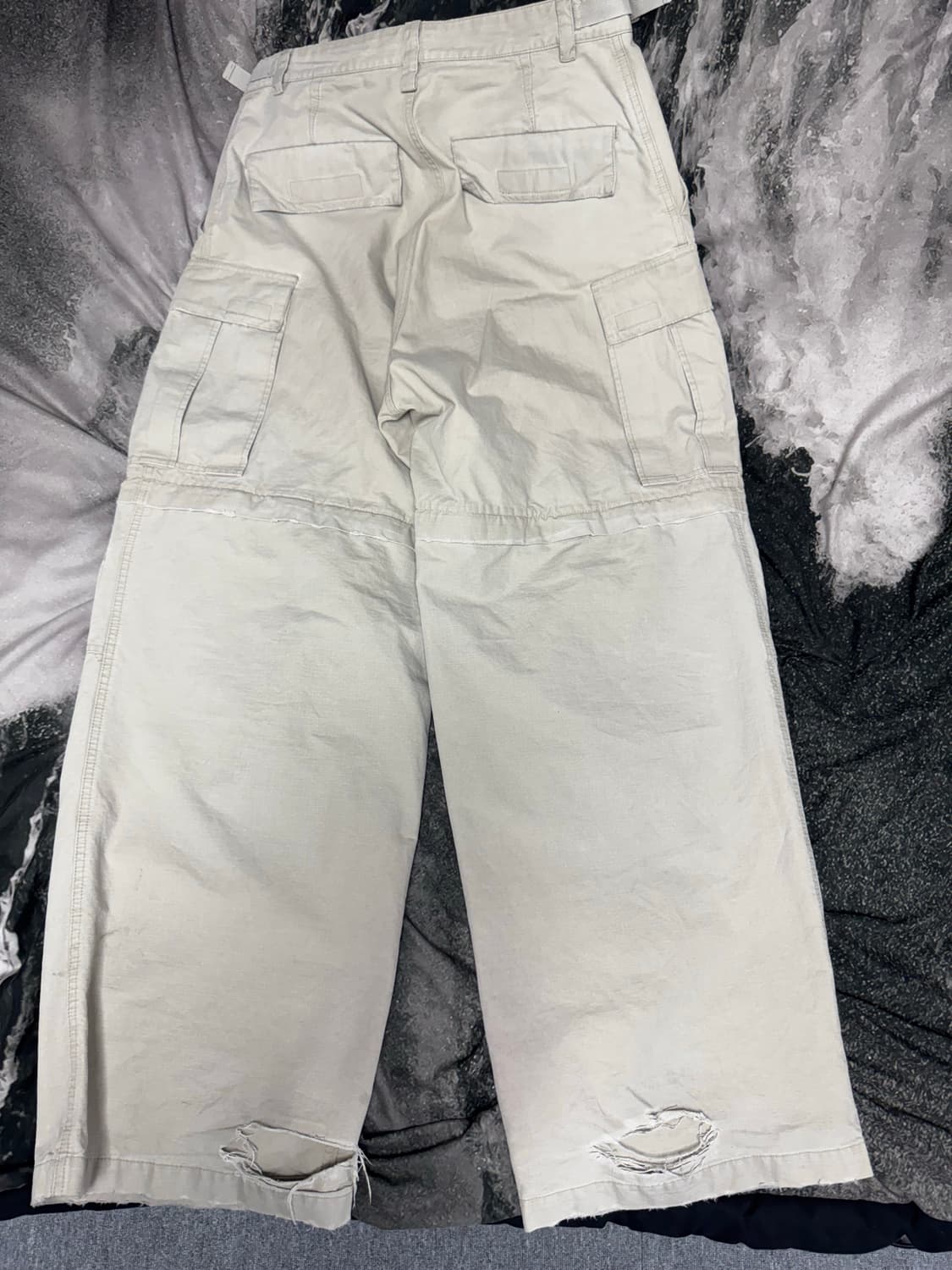 발렌시아가 디스트로이드 립스탑 카고팬츠 (46 size) 상품이미지2