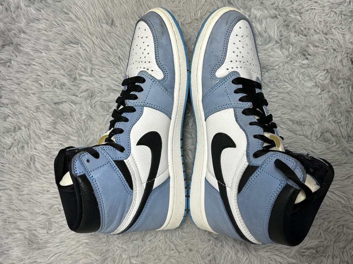 (260)조던1하이 OG 유니버시티 블루 풀박스 중고 상품이미지5
