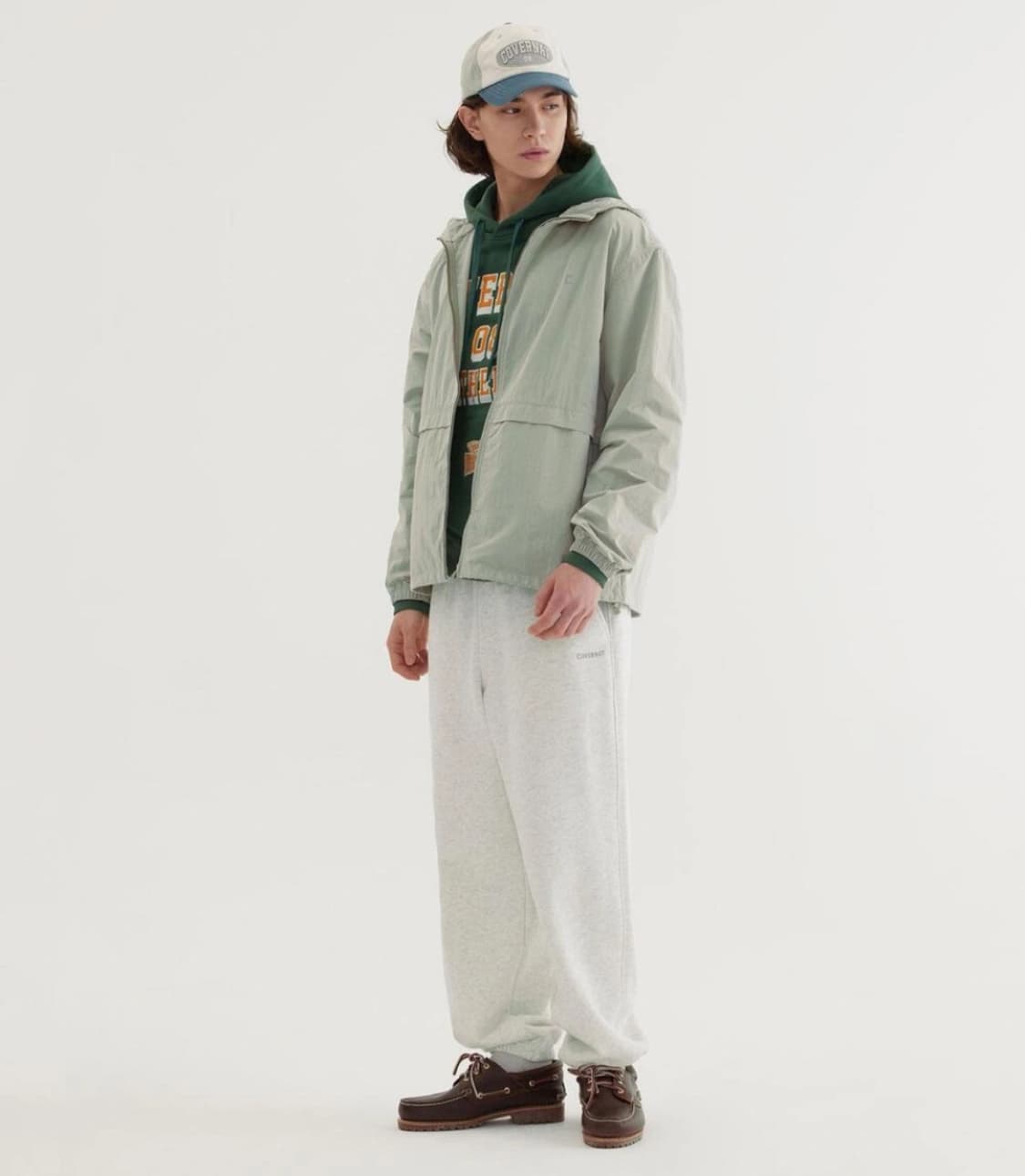 커버낫 윈드브레이커 자켓 라이트 카키 M 사이즈 상품이미지2