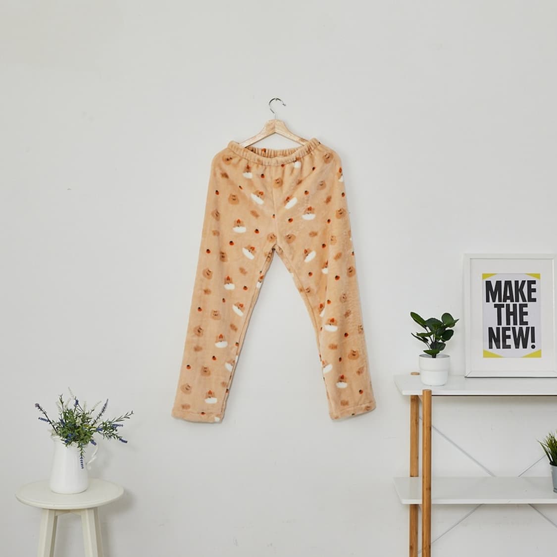 모던하우스 버터샵 BT 달순이 파자마 수면잠옷 밍크극세사 상품이미지4