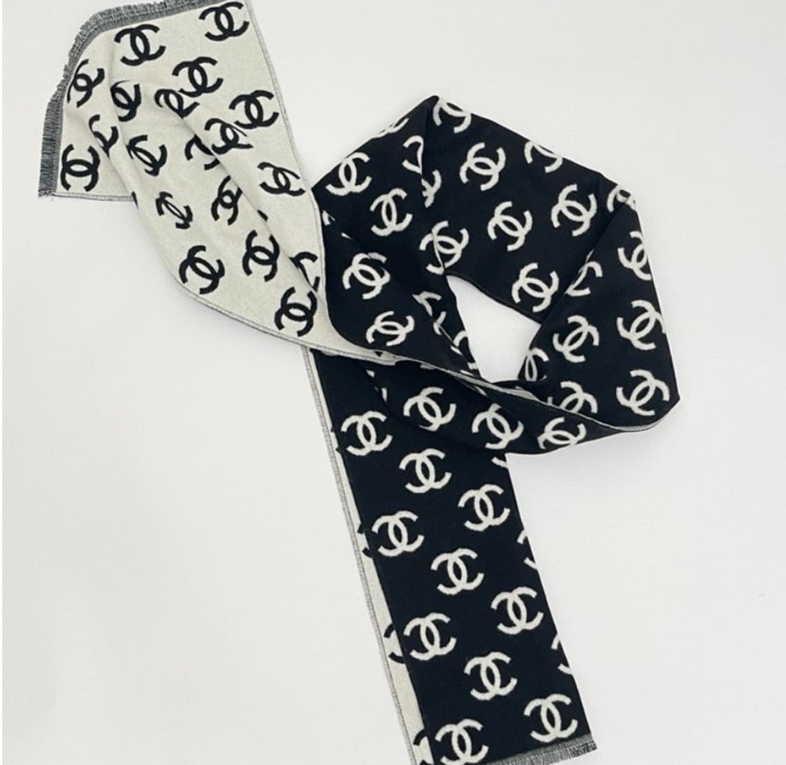 (새상품)샤넬 CC로고 캐시미어머플러 상품이미지5