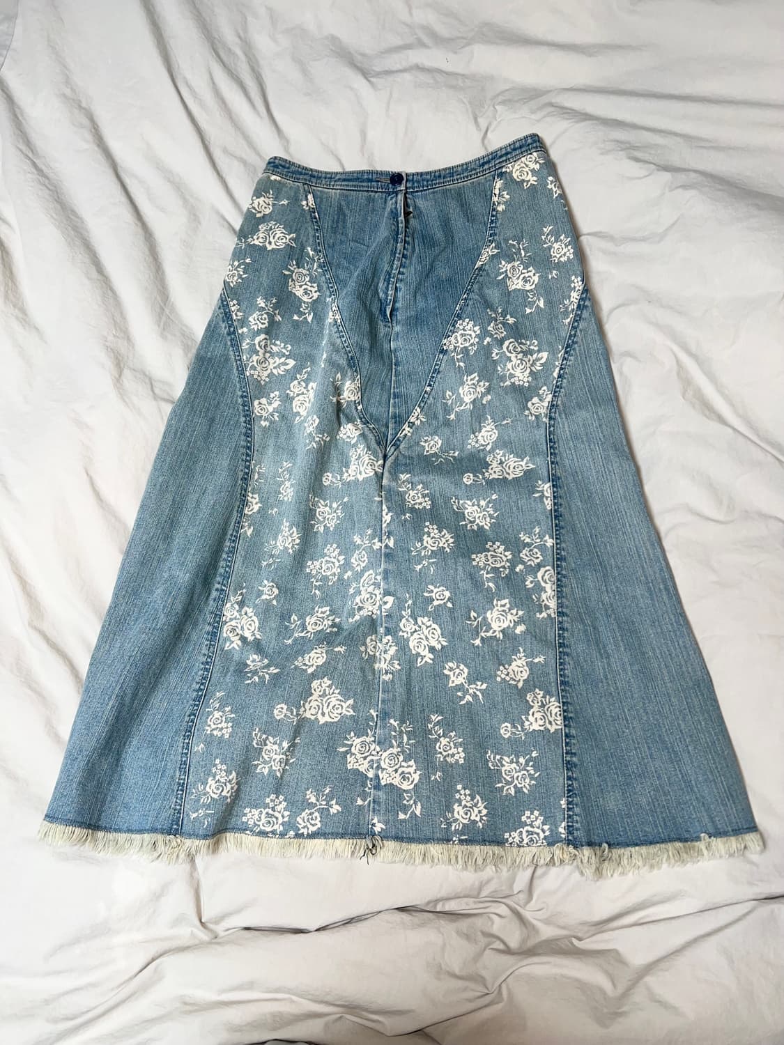 일본 빈티지 청스커트 상품이미지1