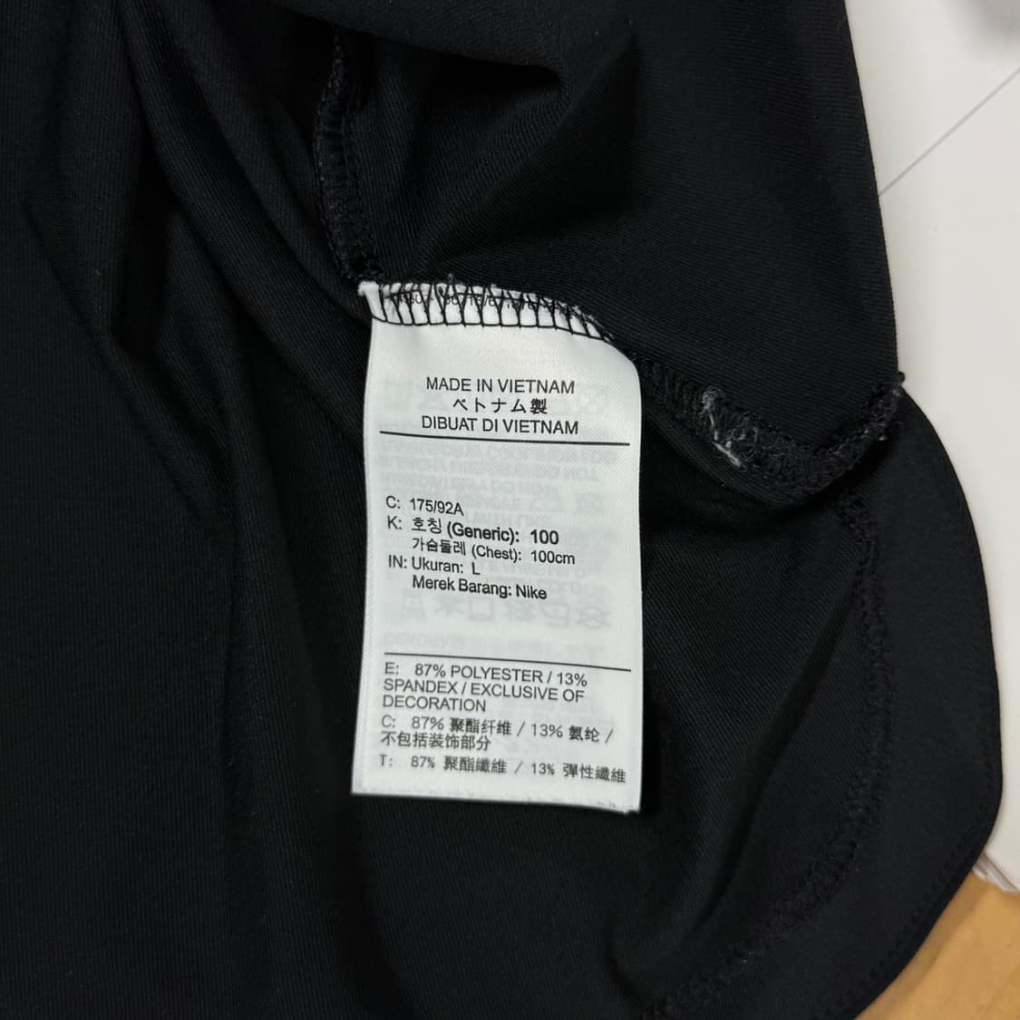 [해외L] 나이키 타이거 우즈 드라이핏 헨리넥 반팔 티셔츠 상품이미지7