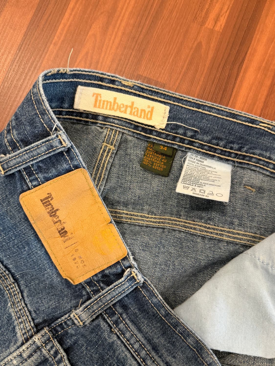 00s Timberland 팀버랜드 카펜터 데님 워크 팬츠 (34) 상품이미지10