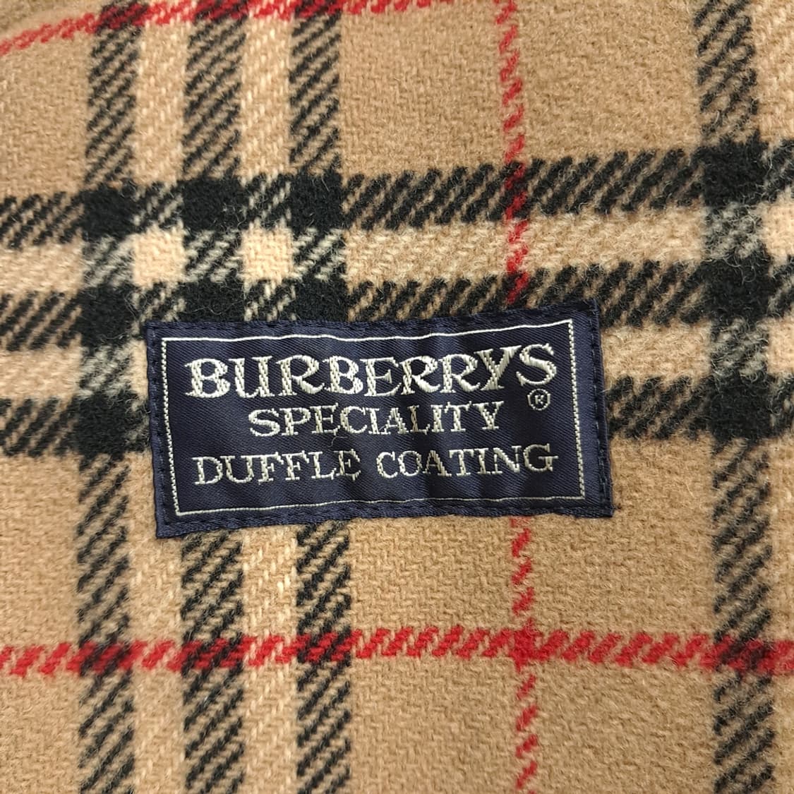 CL001 버버리 영국판 빈티지 노바체크안감 레드 더플코트 상품이미지5