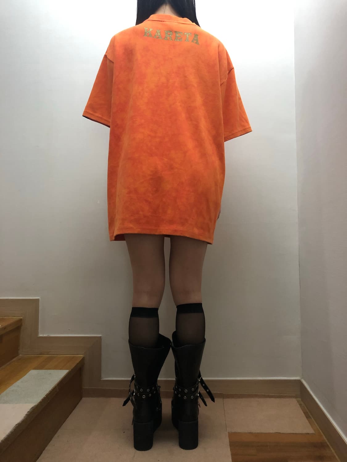 빈티지 카레타 오렌지 반팔 상품이미지6