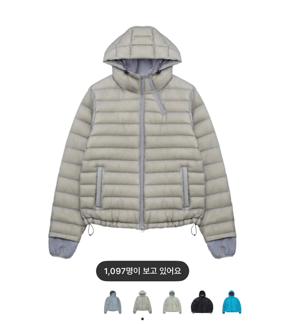 산산기어 24FW 그레이 1사이즈 상품이미지1