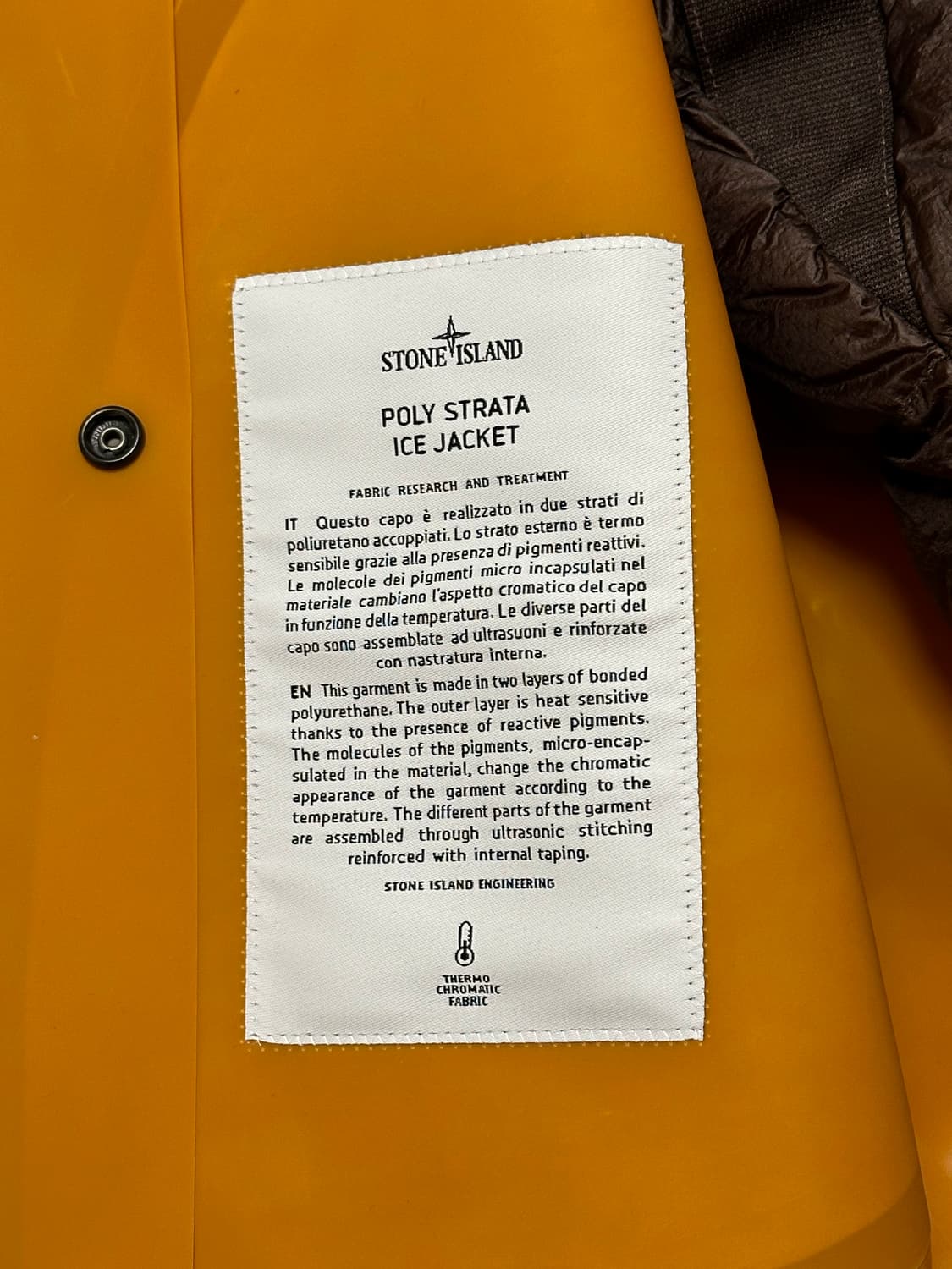 스톤아일랜드 스트라타 아이스 패딩 2XL(105-110) 새상품 상품이미지2