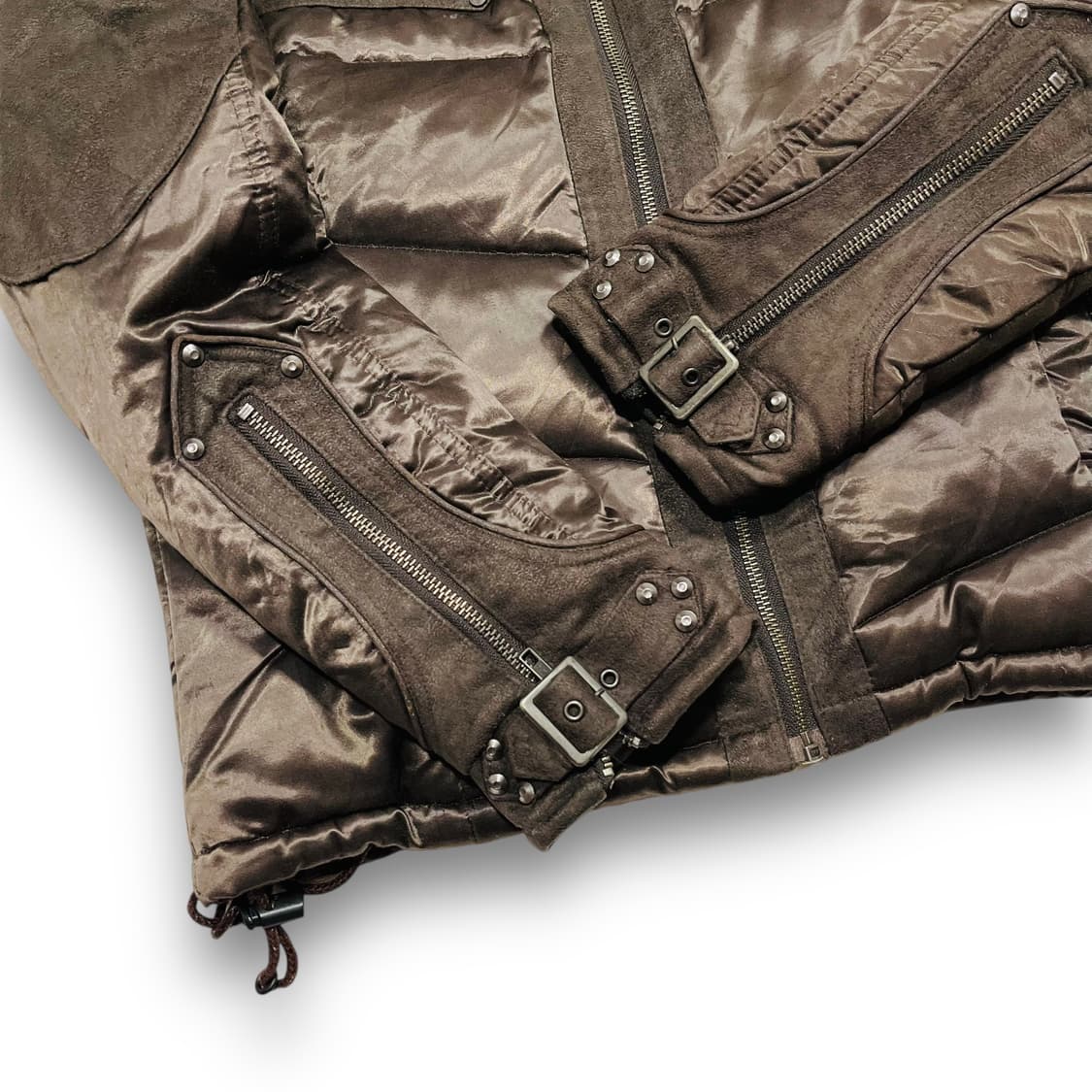 Schlussel 락시크 더블 본디지 웨스턴 아카이브 패딩 자켓 상품이미지7