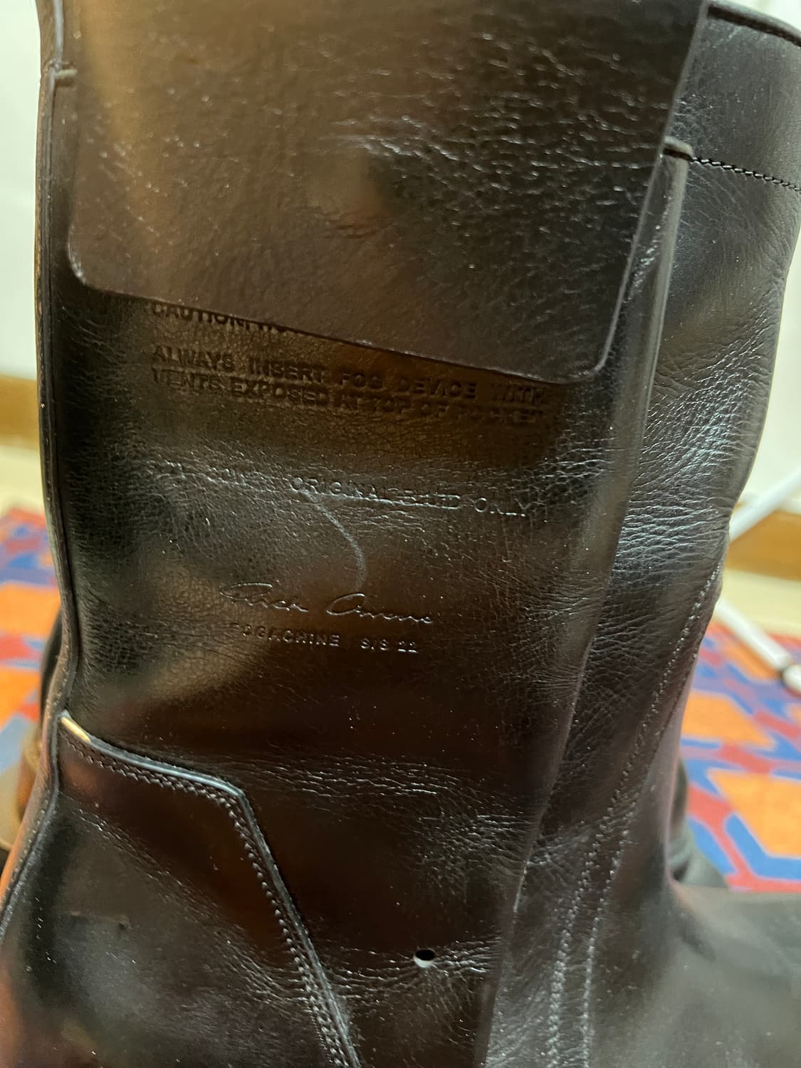 릭오웬스 포그 포켓 비틀 사이클롭스 부츠 상품이미지5