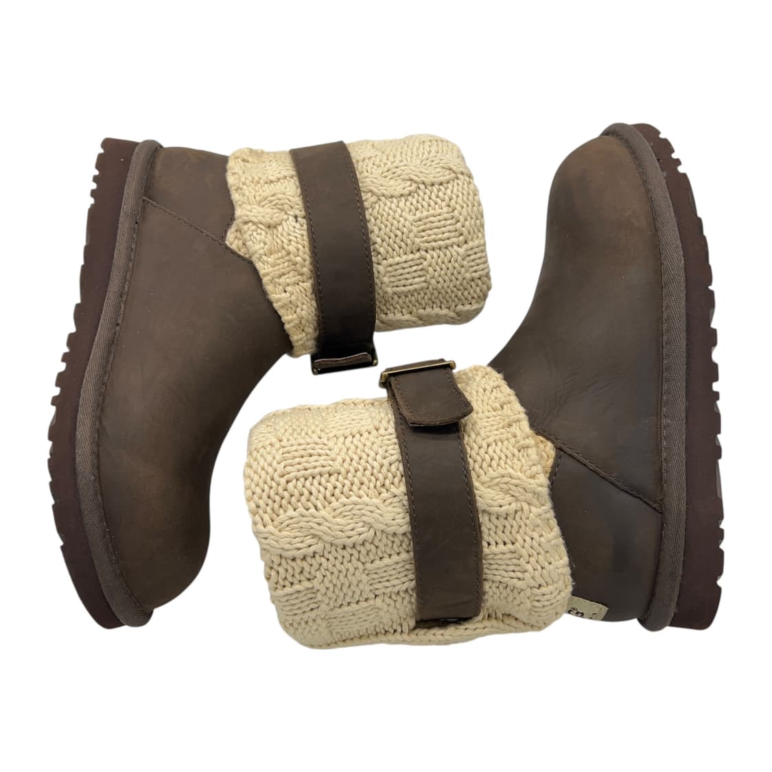 220 W 어그 니트 부츠 다크 브라운 상품이미지3