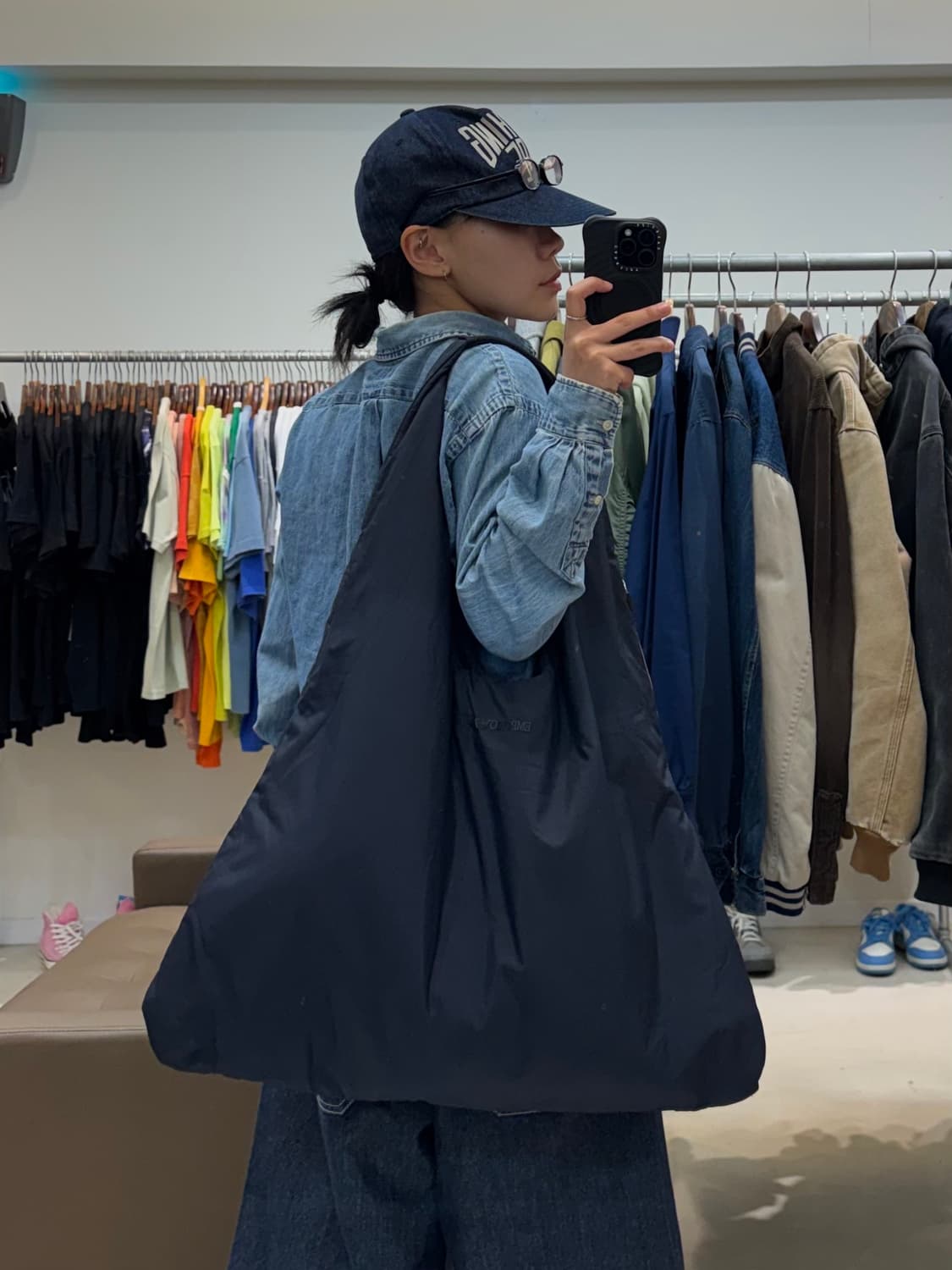 엠포리오 아르마니 나일론 숄더백 상품이미지7