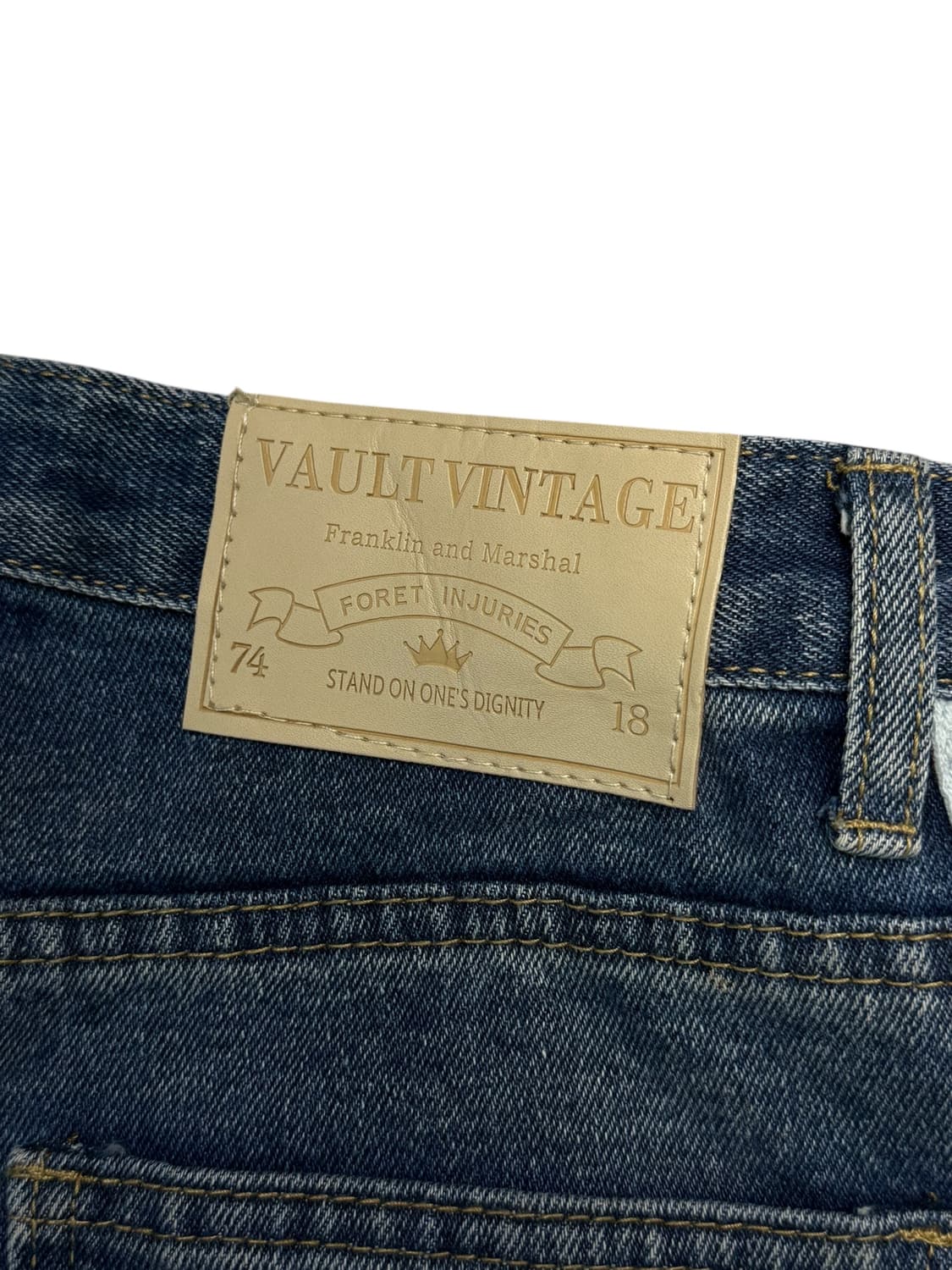 [28inch] 데님 와이드 팬츠 상품이미지4