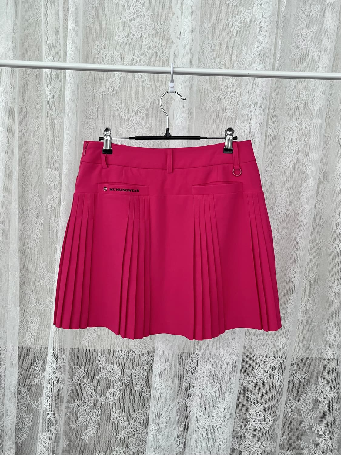 70-93) 먼싱웨어 골프 치마 큐롯 스커트 핑크 상품이미지2
