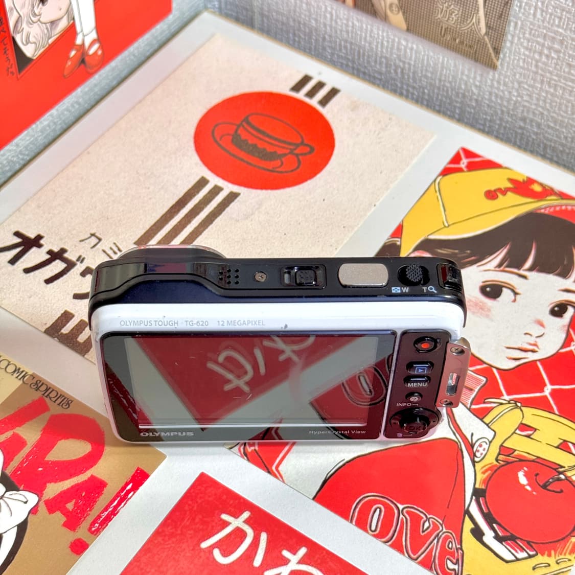 올림푸스 뮤 터프 TG-620 화이트 빈티지디카 상품이미지3