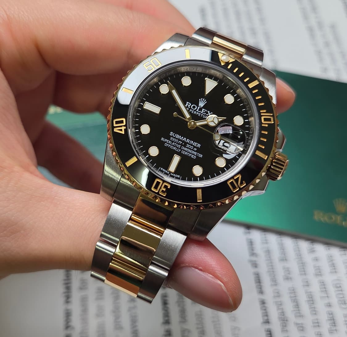 롤렉스 서브마리너 흑콤 116613LN 18K골드콤비 풀셋 
 상품이미지3