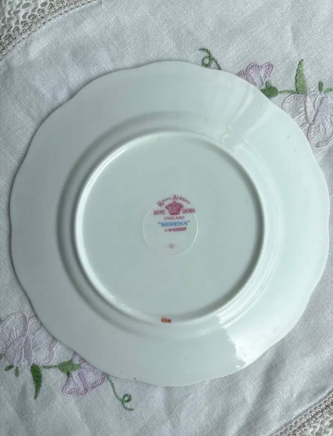 1940s 영국 빈티지 로얄알버트 세레나 브레드접시 상품이미지4