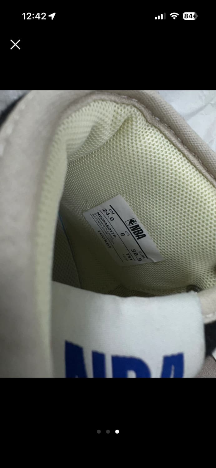 NBA 레이업 하이 오버솔 스니커즈 블랙 240 상품이미지3