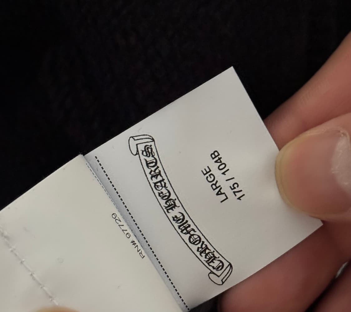 크롬하츠 캐시미어 후드집업 상품이미지7