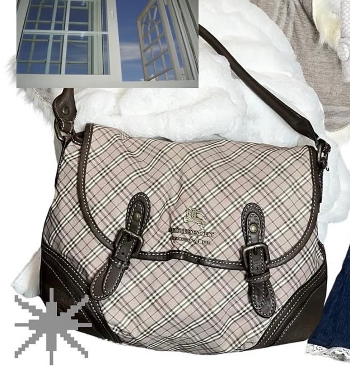 🍩초초희귀💗버버리 핑크 초코 가방 상품이미지2