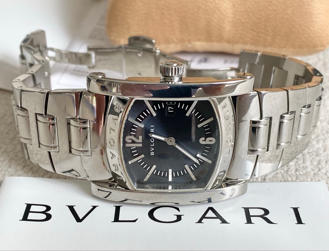 불가리 아시오마 AA39S 39mm 쿼츠 중형 사이즈 스틸(남녀공용) 상품이미지4