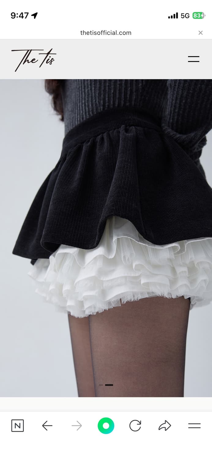 더티스 ROMANTIC BOUQUET LAYERED SKIRT_TT5W5 상품이미지2