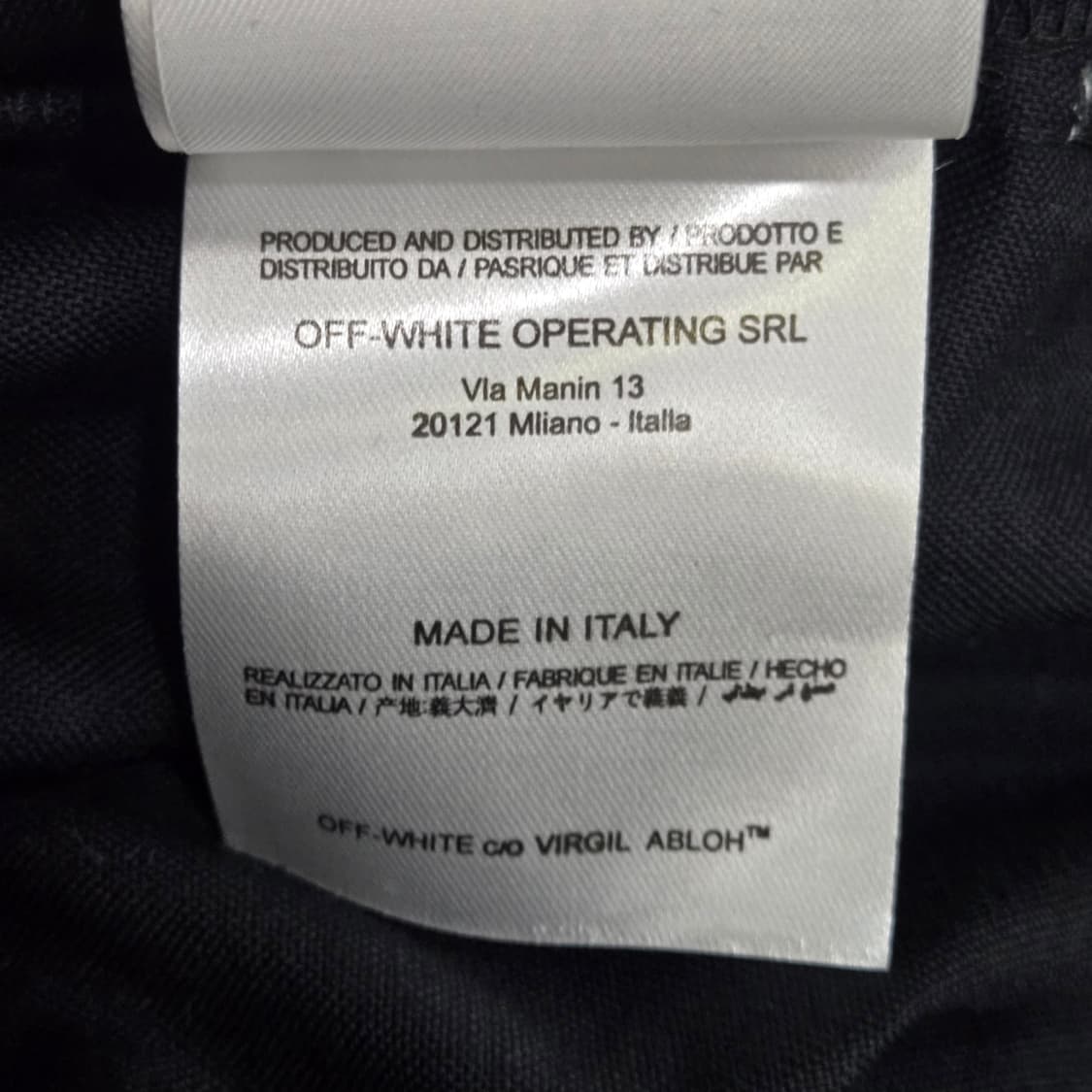 오프화이트 OFF-WHITE 파이어테이프 셔츠 L 상품이미지8