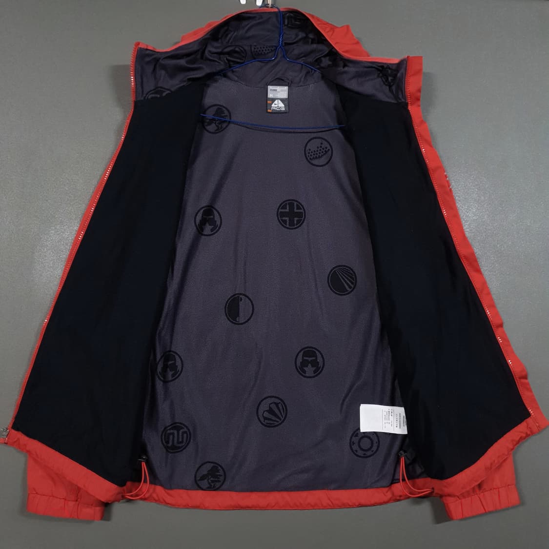 M (95) 나이키 ACG 클리마핏 후드 바람막이 자켓 레드 고프코어 상품이미지7