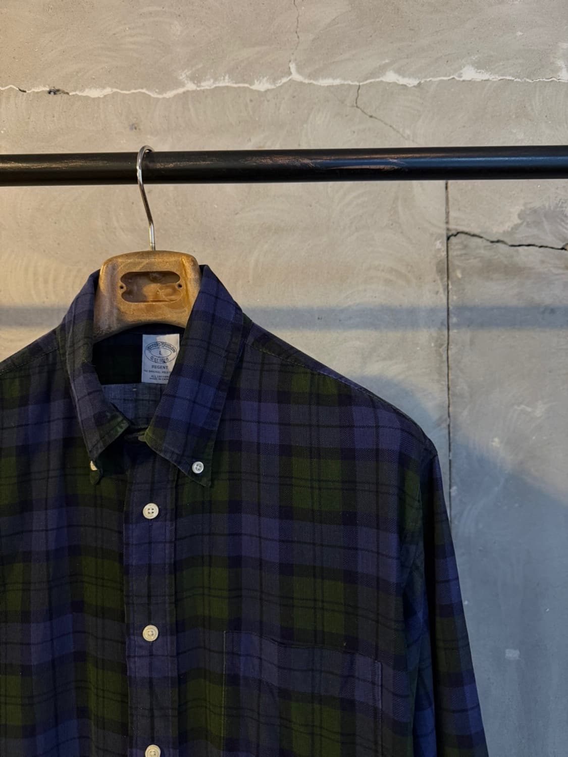 브룩스 브라더스 블랙와치 코듀로이 셔츠 100 상품이미지6