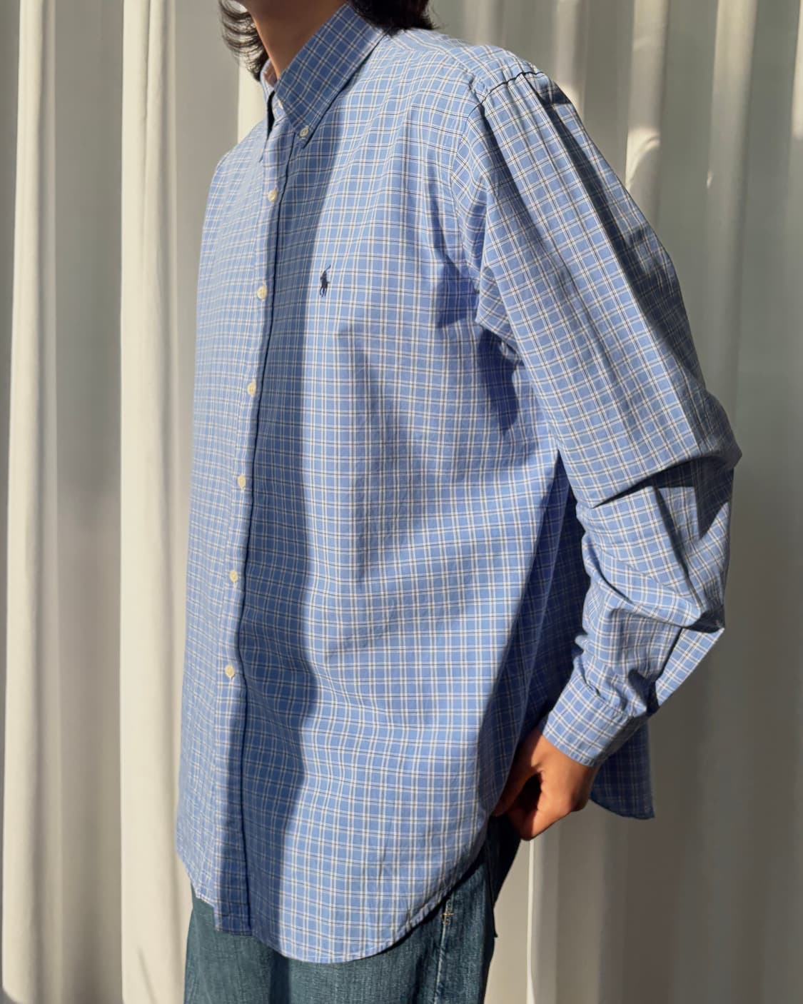 [L]폴로 랄프로렌 클래식핏 플레이드 체크 셔츠 상품이미지3