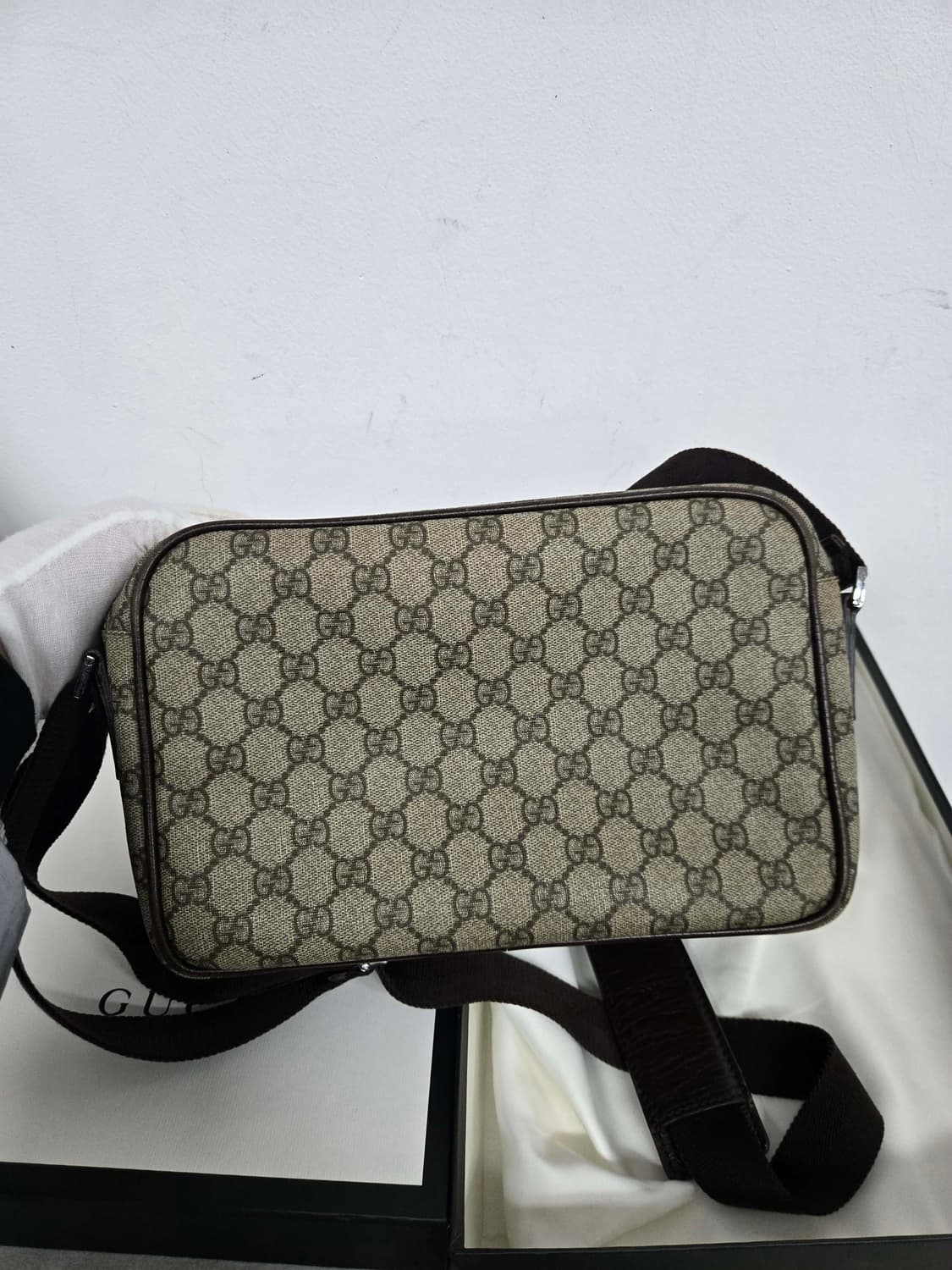 [보증서 정품] 구찌 시그니처 메신저백 상품이미지5