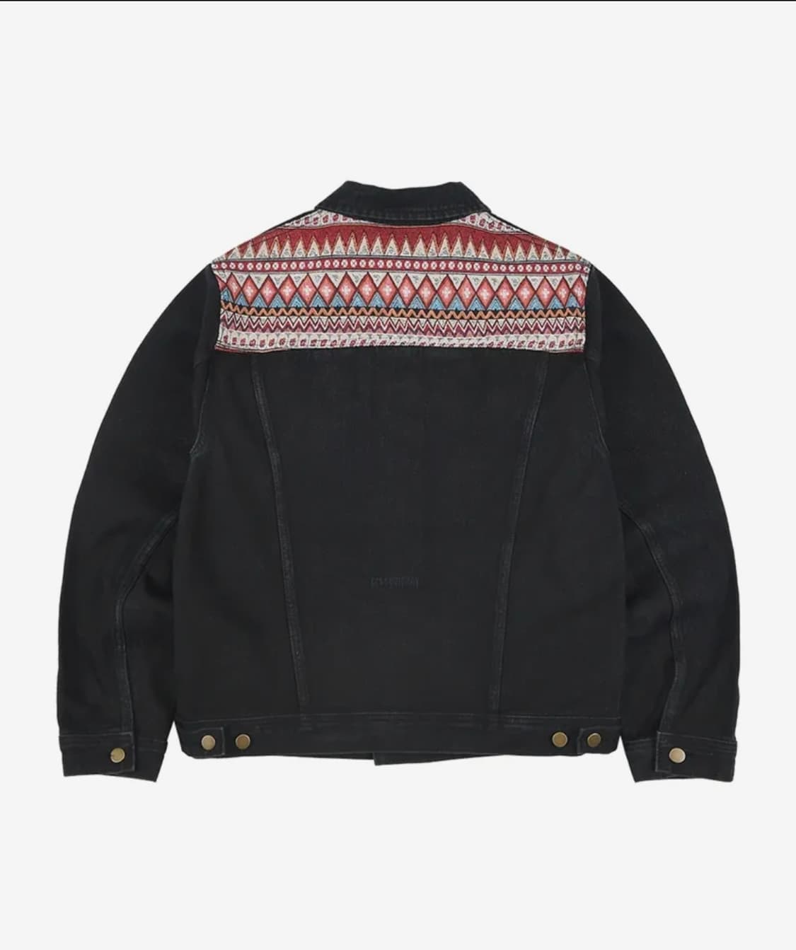 ersco 이알에스코 데님 트러커 자켓 블랙 상품이미지1