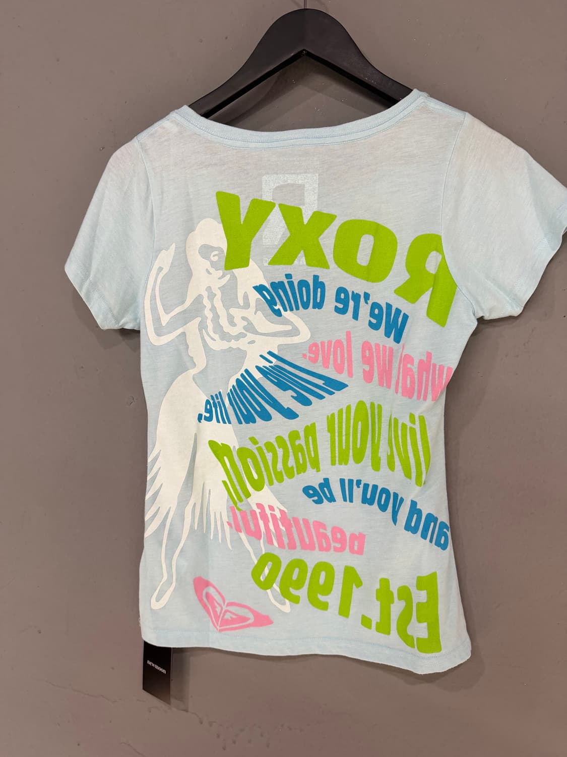 Roxy kitsch lettering detail tee  상품이미지8