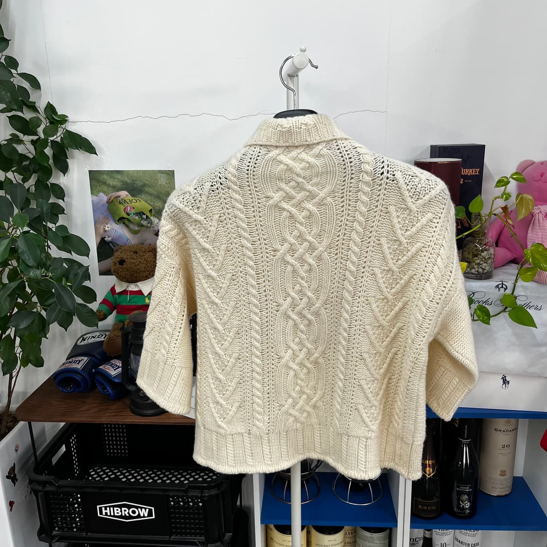 막스마라 캐시미어100% 케이블 터틀넥 S 상품이미지4