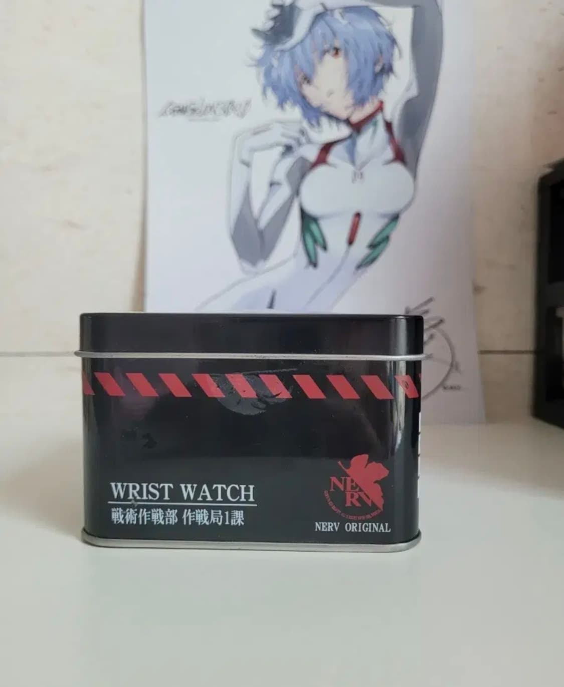 레어 한정판) 세제품 에반게리온 신극장판 네르프 LED 디지털 시계 상품이미지4