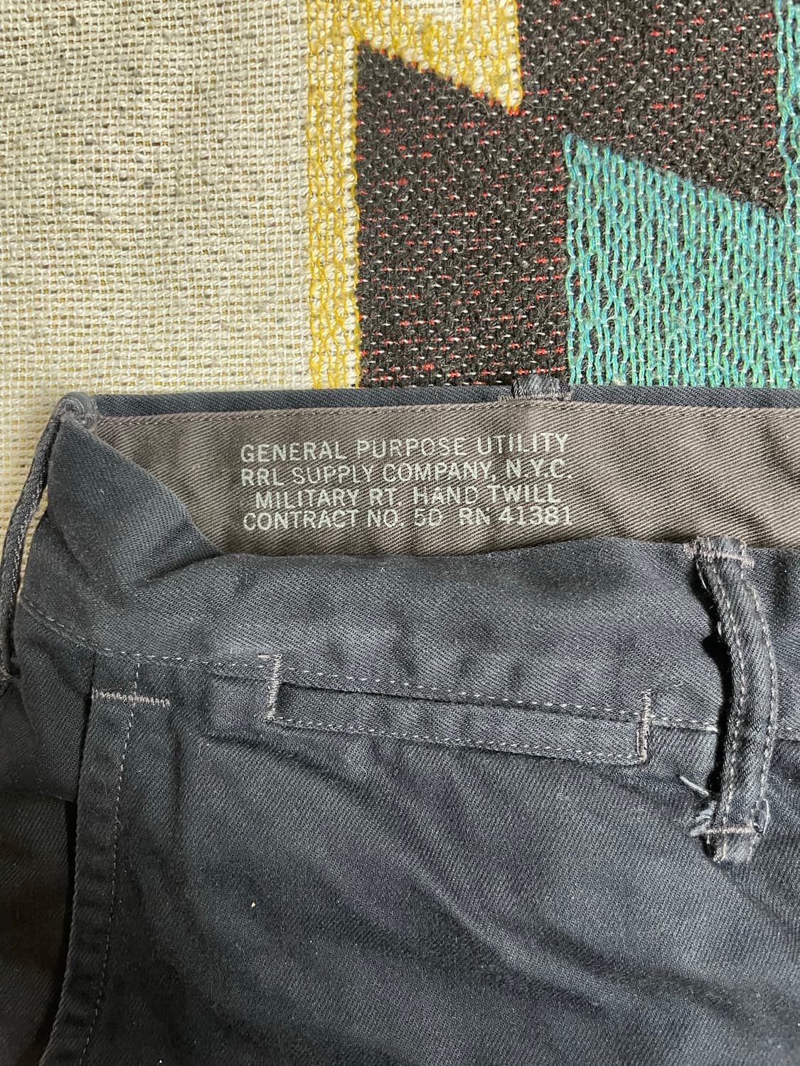 RRL 다크네이비 오피서치노팬츠(32x32) 상품이미지2