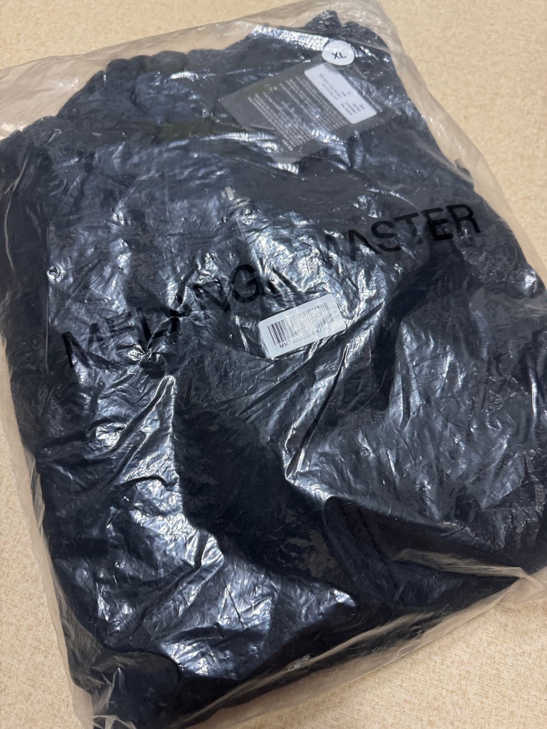 멜란지마스터 후드집업 블랙 XL 상품이미지1