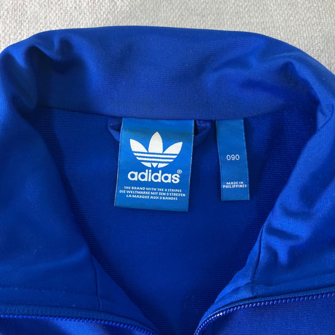 100 아디다스 파이어버드 블루 트랙탑 져지   상품이미지3