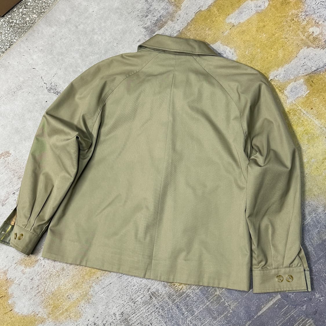 버버리 리메이크 정품 베이지 자켓  상품이미지4